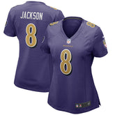 Lamar Jackson Baltimore Ravens Women's Alternate Game Player Jersey - Purple sale