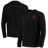 Arizona Cardinals Dunbrooke Logo Maverick Thermal Henley Long Sleeve T-Shirt - Black discount