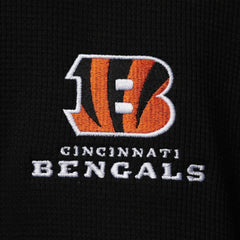 Cincinnati Bengals Dunbrooke Logo Maverick Thermal Henley Long Sleeve T-Shirt - Black for sale