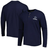 Dallas Cowboys Maverick Thermal Henley Long Sleeve T-Shirt - Navy sale