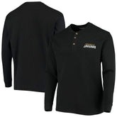 Jacksonville Jaguars Dunbrooke Logo Maverick Thermal Henley Long Sleeve T-Shirt - Black cheap