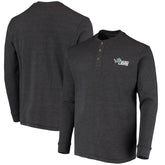 Detroit Lions Dunbrooke Logo Maverick Thermal Henley Long Sleeve T-Shirt - Charcoal for sale