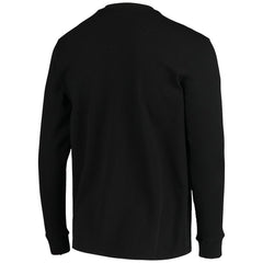 Las Vegas Raiders Dunbrooke Logo Maverick Thermal Henley Long Sleeve T-Shirt - Black on sale