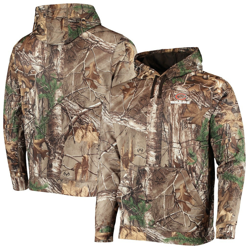 Chicago Bears Dunbrooke Circle Champion Tech Fleece Pullover Hoodie - Realtree Camo for sale