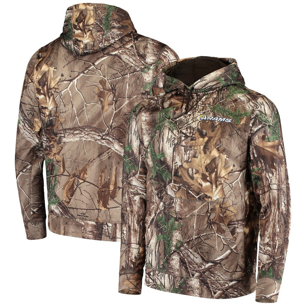 Los Angeles Rams Dunbrooke Circle Champion Tech Fleece Pullover Hoodie - Realtree Camo online