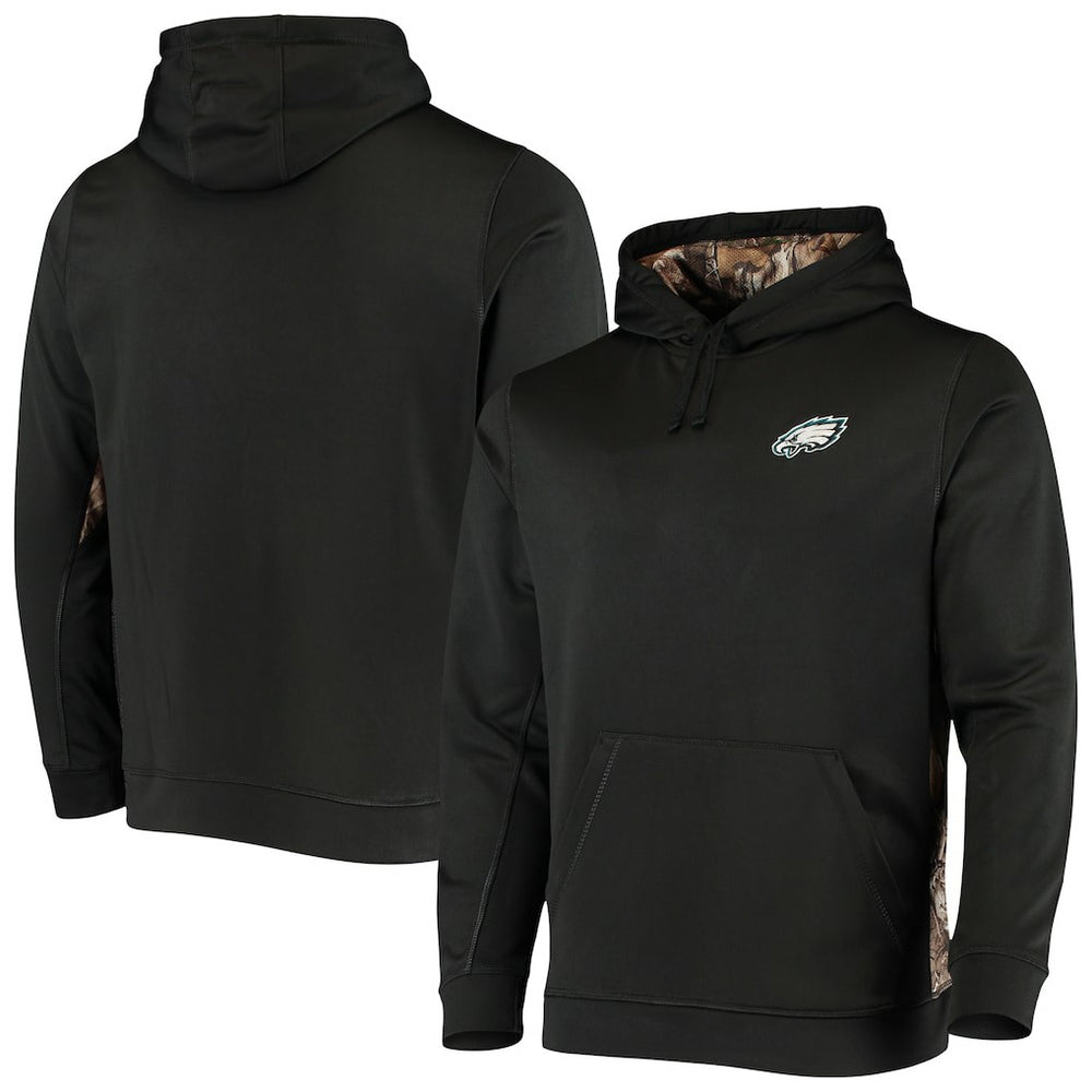 Philadelphia Eagles Dunbrooke Logo Ranger Pullover Hoodie - Black/Realtree Camo for sale