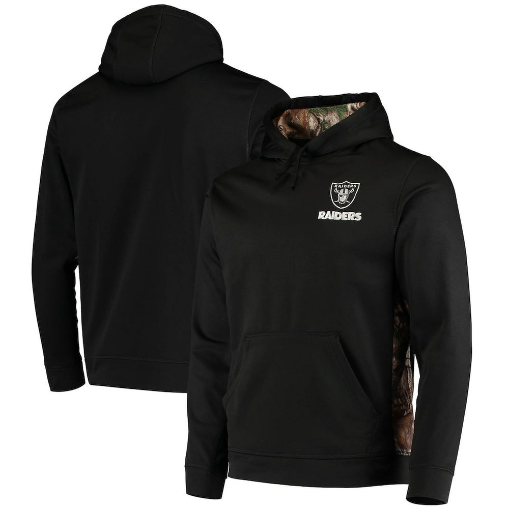 Las Vegas Raiders Dunbrooke Logo Ranger Pullover Hoodie - Black/Realtree Camo cheap