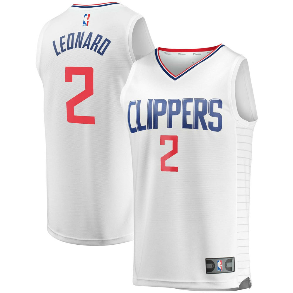 Kawhi Leonard LA Clippers Youth 2020/21 Fast Break Player Jersey - White - Association Edition shop