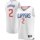 Kawhi Leonard LA Clippers Youth 2020/21 Fast Break Player Jersey - White - Association Edition shop