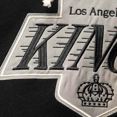 Wayne Gretzky Los Angeles Kings '47 Retired Player Name & Number Lacer Pullover Hoodie - Black Hoodies