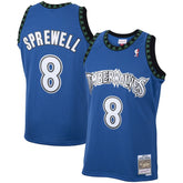Latrell Sprewell Minnesota Timberwolves 2003/04 Hardwood Classics Swingman Jersey - Blue sale