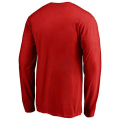 Men's Red Los Angeles Angels Team Heart & Soul Long Sleeve T-Shirt