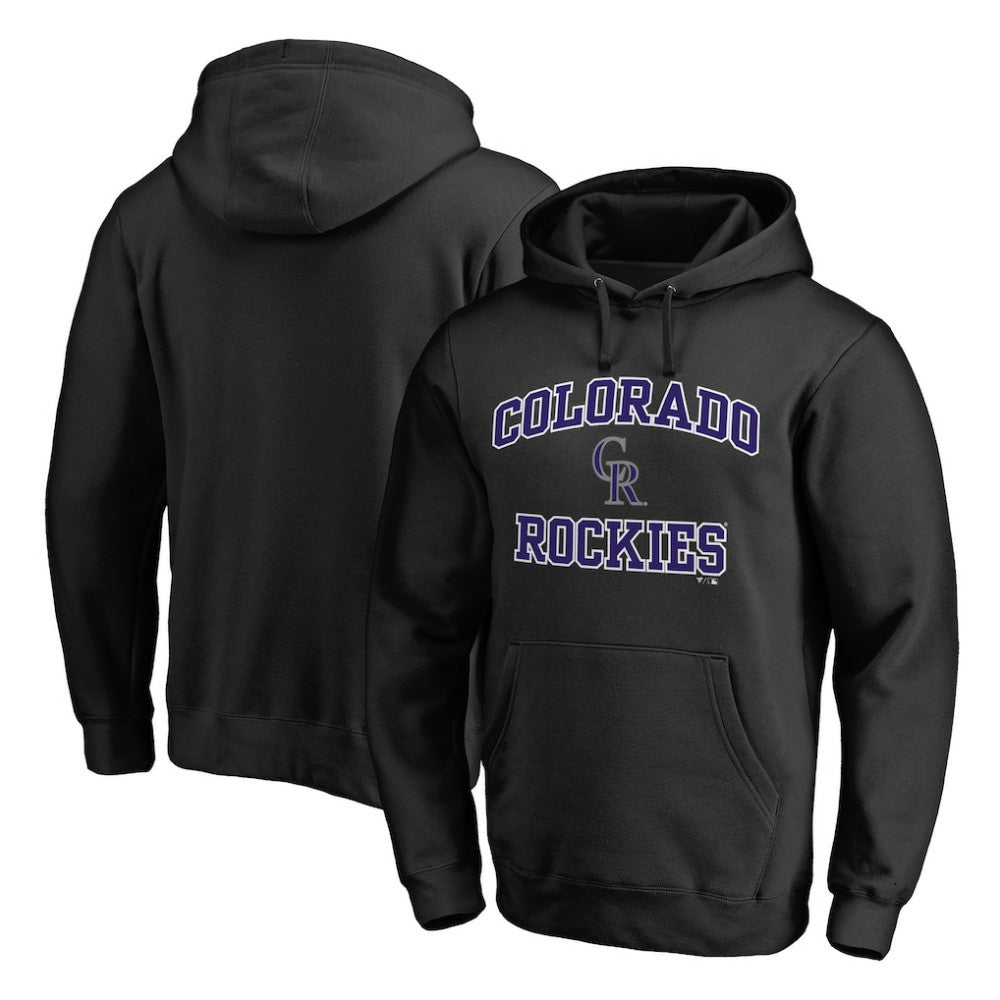 Colorado Rockies Heart & Soul Pullover Hoodie Black