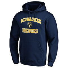 Milwaukee Brewers Heart & Soul Pullover Hoodie Navy