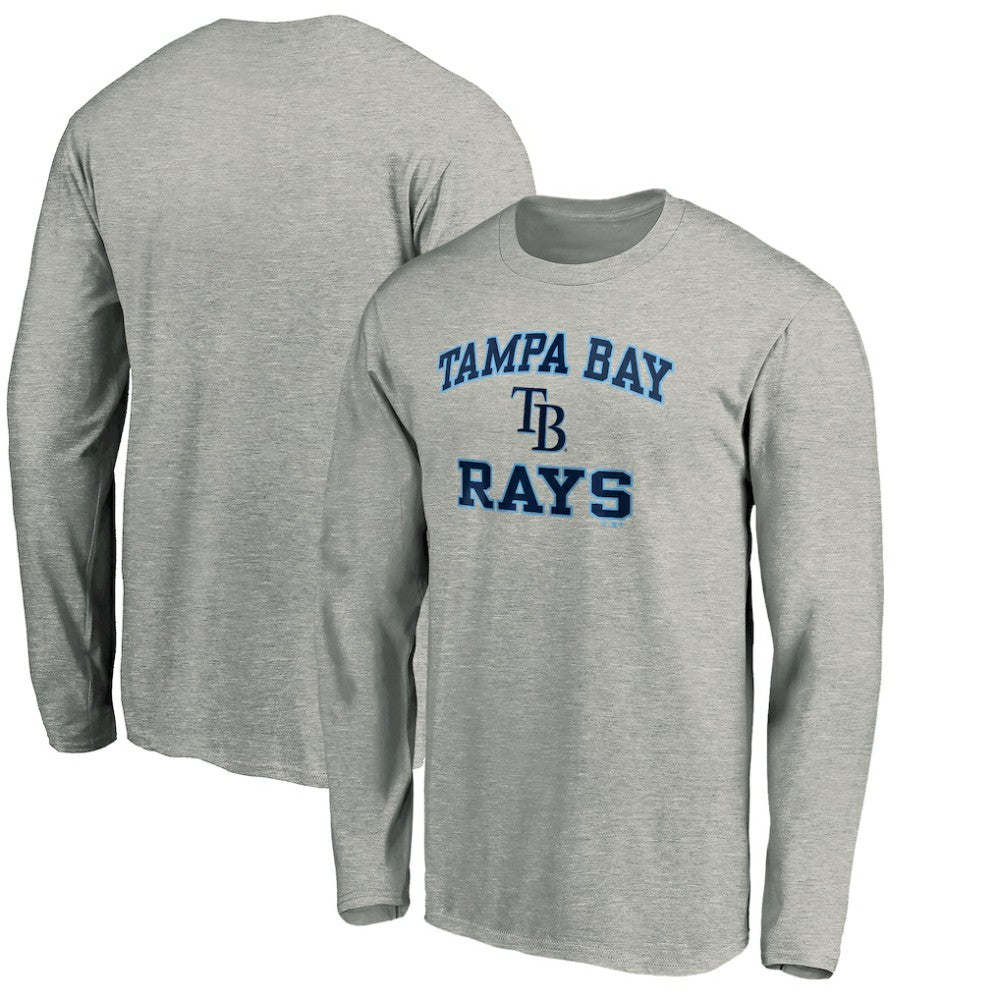 Tampa Bay Rays Team Heart & Soul Long Sleeve T-Shirt Heathered Gray