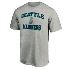 Seattle Mariners MTO Label Heart & Soul T-Shirt Heather Gray