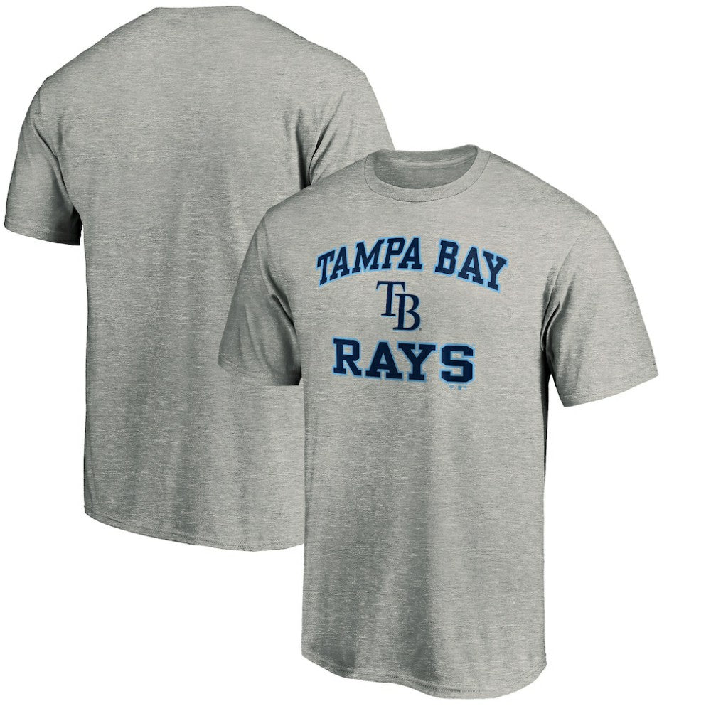 Tampa Bay Rays MTO Label Heart & Soul T-Shirt Heather Gray