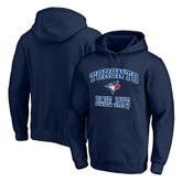 Toronto Blue Jays MTO Label Heart & Soul Pullover Hoodie Navy