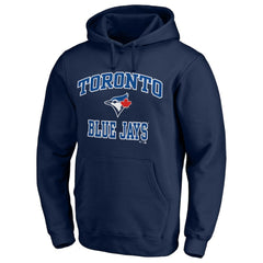Toronto Blue Jays MTO Label Heart & Soul Pullover Hoodie Navy