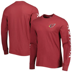 Arizona Cardinals '47 Triple Threat Franklin Long Sleeve T-Shirt - Cardinal on sale