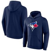 Toronto Blue Jays Official Logo Fitted Pullover Hoodie Navy
