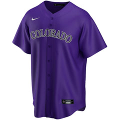 Colorado Rockies Alternate Replica Custom Jersey Purple