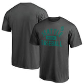 Seattle Mariners Iconic Primary Pill T-Shirt Charcoal