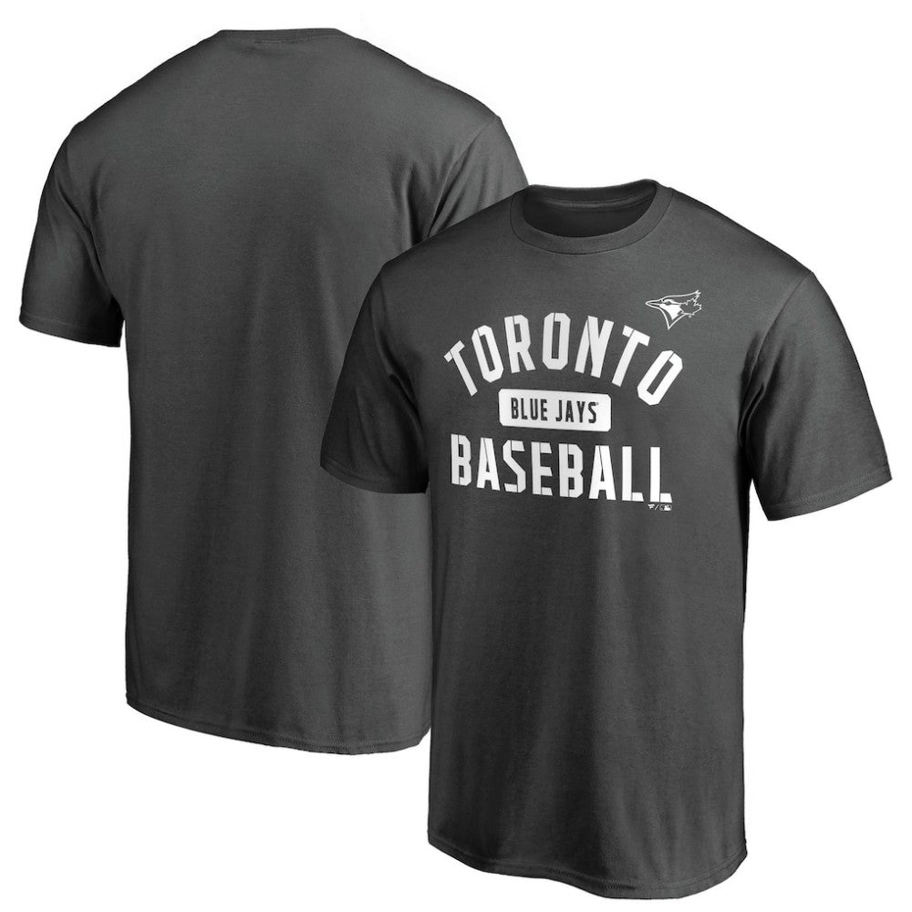 Toronto Blue Jays Iconic Primary Pill T-Shirt Charcoal
