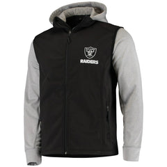 Las Vegas Raiders Dunbrooke Alpha Full-Zip Jacket - Black/Gray cheap