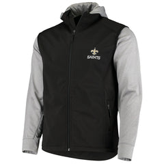 New Orleans Saints Dunbrooke Alpha Full-Zip Jacket - Black/Gray on sale