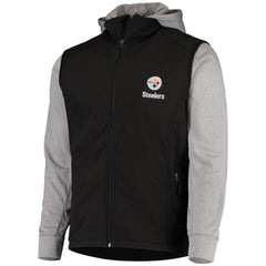 Pittsburgh Steelers Dunbrooke Alpha Full-Zip Jacket - Black/Gray on sale