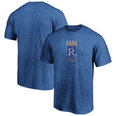 Kansas City Royals Cooperstown Collection True Classics Throwback Logo Tri-Blend T-Shirt Royal