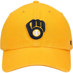 Milwaukee Brewers Clean Up Adjustable Hat Gold