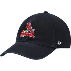 St. Louis Cardinals Clean Up Adjustable Hat Black