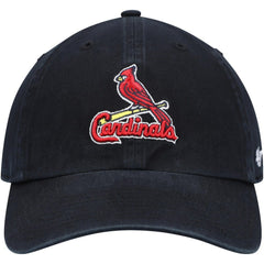 St. Louis Cardinals Clean Up Adjustable Hat Black