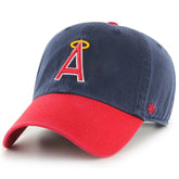 California Angels 1997 Halo Logo Cooperstown Collection Clean Up Adjustable Hat Navy