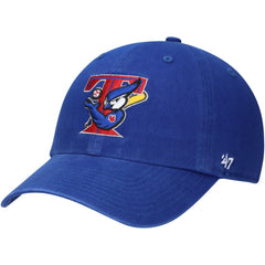Toronto Blue Jays Team Logo Cooperstown Collection Clean Up Adjustable Hat Royal