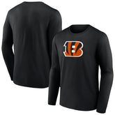 Cincinnati Bengals Primary Team Logo Long Sleeve T-Shirt - Black for sale