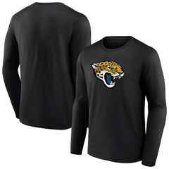 Jacksonville Jaguars Primary Team Logo Long Sleeve T-Shirt - Black for sale
