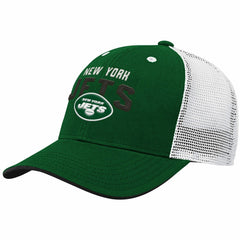 New York Jets Youth Core Lockup Adjustable Hat - Green/White cheap