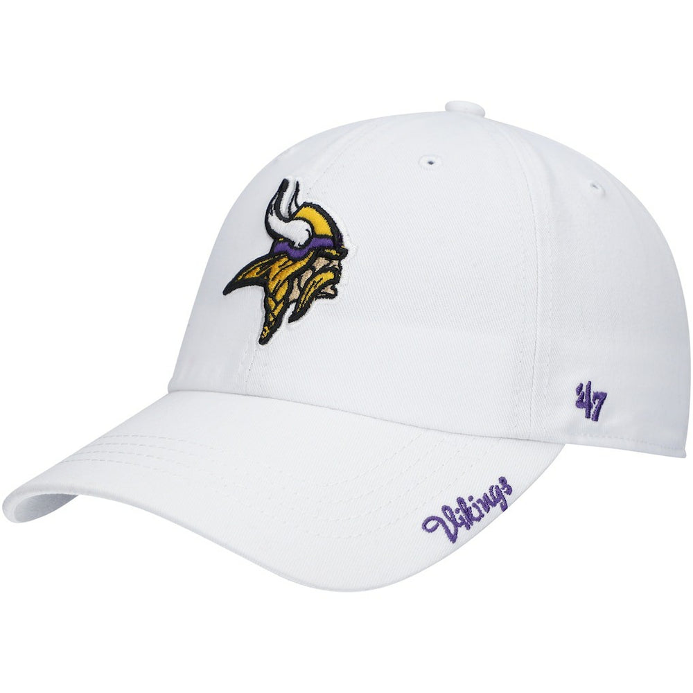 Minnesota Vikings '47 Women's Miata Clean Up Logo Adjustable Hat - White cheap