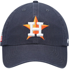 Houston Astros Heritage Clean Up Adjustable Hat Navy