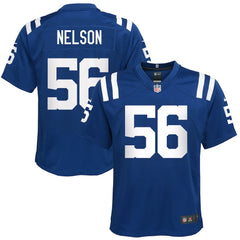 Quenton Nelson Indianapolis Colts Youth Game Jersey - Royal discount