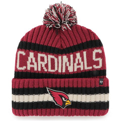 Arizona Cardinals '47 Bering Cuffed Knit Hat with Pom - Cardinal on sale