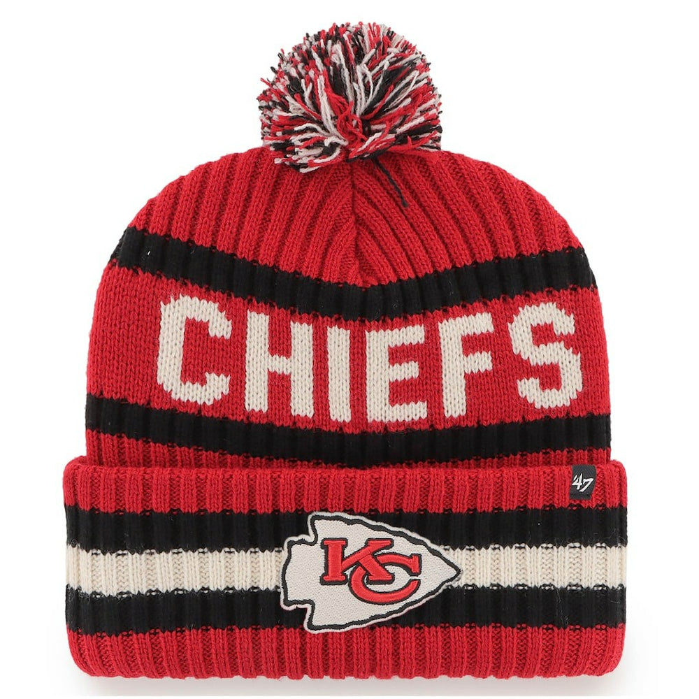Kansas City Chiefs '47 Bering Cuffed Knit Hat with Pom - Red online