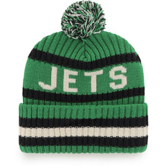 New York Jets '47 Bering Cuffed Knit Hat with Pom - Kelly Green on sale