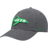 New York Jets '47 Clean Up Adjustable Hat - Charcoal cheap