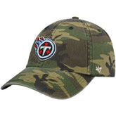 Tennessee Titans '47 Woodland Clean Up Adjustable Hat - Camo discount