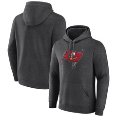 Tampa Bay Buccaneers Primary Logo Fitted Pullover Hoodie - Charcoal outlet