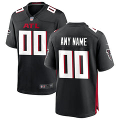 Atlanta Falcons Custom Game Jersey - Black discount